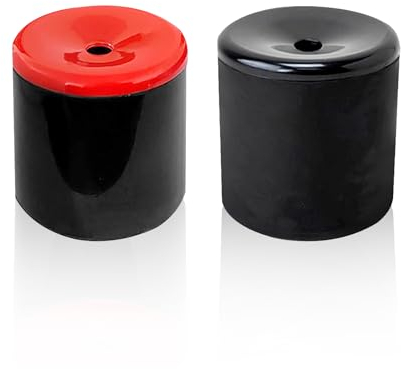 JTMKYO 2 piezas máquina de pedos, juego de arcos, silbato de arcos, moños, accesorios de escenario de abril, 4,5 x 4,4 cm, negro/rojo