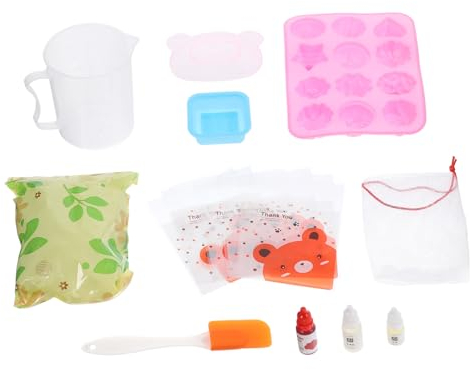 EXCEART Handgemachte Seife Herstellung Kit Für Anfänger Mit Seifen-diy-material Und Werkzeugen Seifenherstellungsset Mit Seifenbasis Pigment Und Essenz Für Diy-hobbys