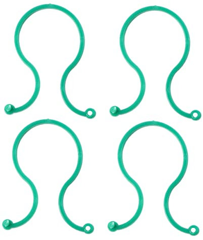 Mipcase 100pezzi Clip Di Fissaggio Per Giardinaggio Supporto Per Piante Rampicanti Fiori e Ortaggi Facile Da Usare e Promuove La Crescita