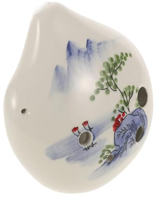 OFFSCH Ocarina De Pájaro Ocarina De Cerámica Portátil Instrumento Musical De Práctica