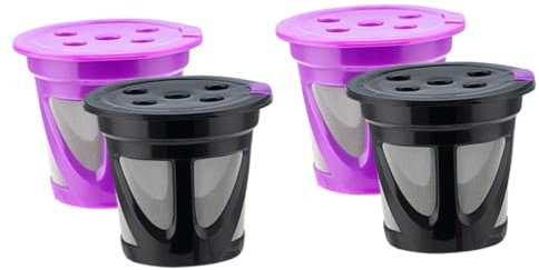 OKUMEYR 2 Juegos De Filtros Reutilizables Para Cafetera Espresso De Café Tazas De Filtro Para Cafeteras 2 Unidades