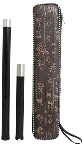JOINPAYA Chinesische 8-loch Flöte Aus Rotholz Zwei Stück Vertikal Blasendes Holzblasinstrument Für Anfänger Und Fortgeschrittene Musikinstrument in Tonart f