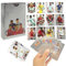 Football Star Card Set, 55 Pieces World Cup Football Star Card, UEFA Champions League Ball Football Cards, Football Trading Card, World Cup Trading Cards for Children, Teenagers and Adults, Fans
