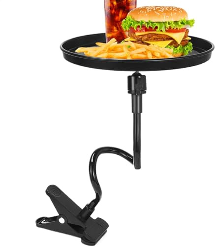 Auto-Lebensmitteltablett zum Essen – Auto-Lebensmittel-Tablett zum Essen mit Getränkehalter, Mehrzweck-Reise-Autozubehör, abnehmbares Tablett mit solidem Boden – Roadtrip-Zubehör Gadgets