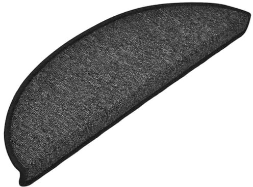 vidaXL Stufenmatten 20 STK. 56x17x3 cm Anthrazit Halbrund