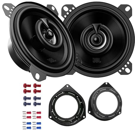 JBL Auto Lautsprecher Boxen Stage2 45F 2x320 Watt 10 cm 2 Wege Koax passend für Opel Corsa D ab 2006 Türen hinten