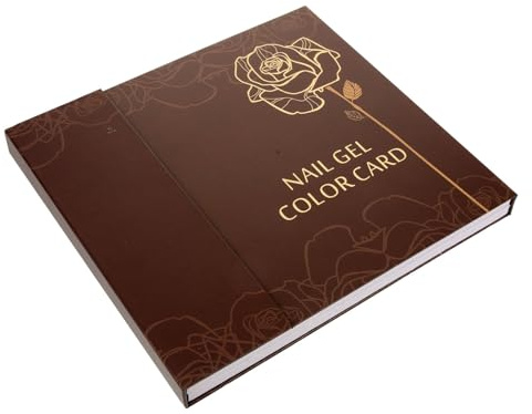 VALICLUD Libro De Exhibición De Colores De Uñas 120 Puntas, Tabla De Muestras Para Esmalte Gel Uñas, Diy En Salón