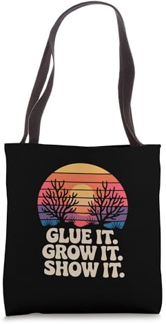 Aquaristics GLUE IT. Grow IT. Show IT. Coral Fragging Tote Bag