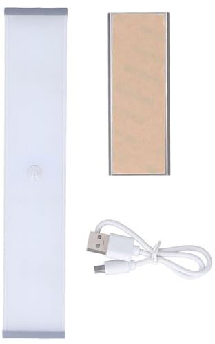 LIYJTK Tira de luces LED con sensor de movimiento, recargable por USB, 3 niveles de brillo, iluminación interior