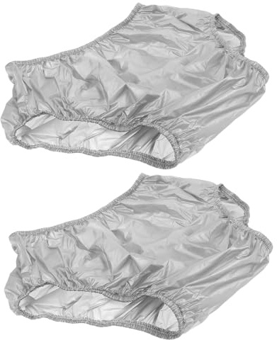 MOLUCKFU 2pièces Lavable Imperméable pour Incontinence Adulte Absorbante Lot de Protection Anti-fuites pour Personnes Âgées