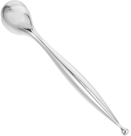 Augencreme Roller aus Edelstahl in Silber für Augenpflege