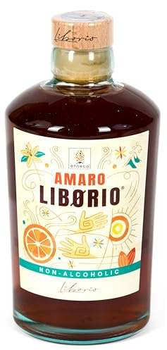 Amaro Liborio Analcolico 50cl – Amaro Siciliano Senza Alcol, Gluten Free, Vegano – Ingredienti Naturali – Arancia, Mandorla, Zagara, China