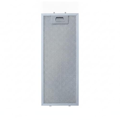 Filtro de grasa de aluminio para campana extractora de 204 x 490 mm, compatible con Orbegozo modelo 11126329, malla metálica de 5 capas para ventilación de ventilador de escape de cocina, color