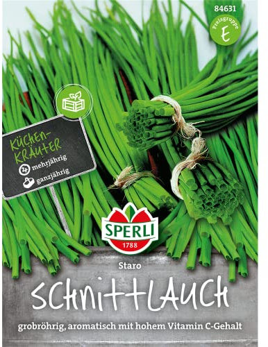 Sperli 84631 Gemüsesamen Schnittlauch Staro, grün