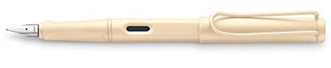 Lamy safari cozy Füllhalter 020 Special Edition – Moderner Füller in der Farbe Cream Sahne mit ergonomischem Griff und zeitlosem Design – Federstärke EF - Sondermodell, 1 Stück (1er Pack)