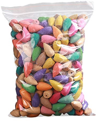 300 StüCk RüCkfluss RäUcherkegel RäUcherstäBchen Mischen, Reverse Wasserfall Kegel Natürliche Aromatische Räucherkegel Für Luftreinigung Indert AngstzustäNde Und MüDigkeit Für Spa Yoga Meditation