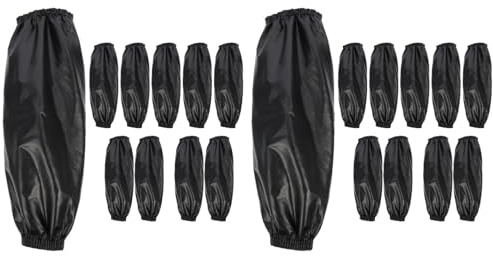 Uonlytech 10 Pares Manguito De Soldadura Mangas De Soldadura Para Hombres Mangas Para Manguitos De Mano Para Soldar Mangas De Brazo De Soldadura Cuero Pu Trabaja Protector De Brazo Universal