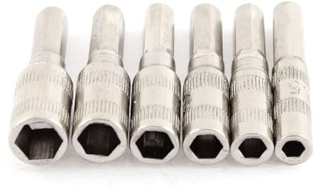 TA-VIGOR H4 Shank 2.5mm 3mm 3.5mm 4mm 4.5mm 5mm 6 Points Hex Socket 6 in 1 for Woodworking, Machine Maintenance, Auto Repairing, Furnitures