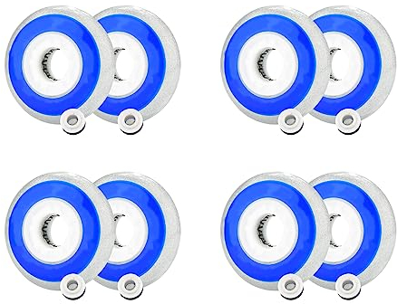 Generisch Inline Skate Rollen Inline Skate Räder 8er Pack leuchtende Flash Inline Ersatzräder 64 mm 70 mm 72 mm 76 mm Flash Inline Räder 82 A mit Lagern