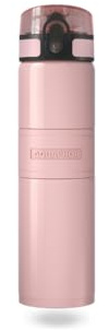 AQUAPHOR City Cool Bouteille d'eau filtrante – Double paroi isotherme en acier inoxydable – 500 ml (Rose)