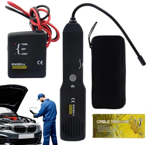 Acunny Tracciatore di fili automobilistico, tester di circuiti automobilistici, Tracciatore del circuito automobilistico, Strumenti diagnostici, ricercatore corto e aperto, scanner di cavi elettrici