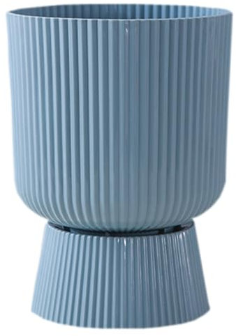 GBKBVTATDK Pot de Fleur Interieur – Pot OrchidéE CréAtif avec Trous de Drainage, Cache-Pots de Fleurs pour la Maison et Le Bureau Jardinieres Exterieur(Blue)