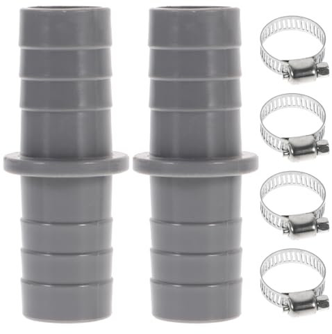 iplusmile 2 juegos Adaptador de Extensión de Manguera de Desagüe para Lavadora y Lavavajillas Incluye de Conectores y Abrazaderas de Inoxidable Resistente y Duradero sin Fugas de Instalar