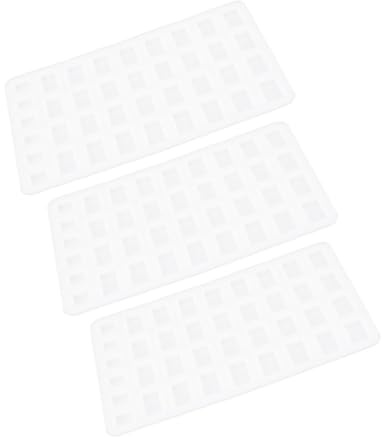 Angoily 3 piezas Molde de Silicona para Ladrillos Miniatura Reutilizable para Maquetas de Arquitectura Casas de Muñecas y de Paisaje