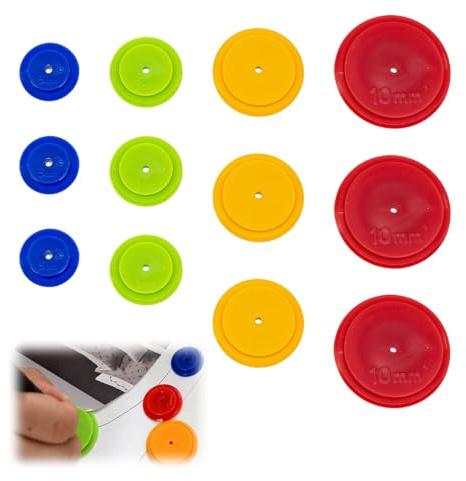 Quesuc Nahtzugaben Markierer Unregelmäßige Grafik Linienzeichnung Radnaht Tracing Wheel 12 Stück Nahtzugabe Diy Sewing Tracing Wheel, Für Nähmaschine, Nähen Von Kunsthandwerk