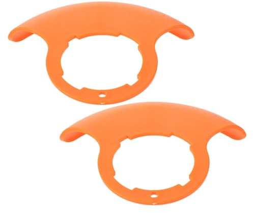 ANDRESLAD 2 Pezzi Protezione in Plastica per Tosaerba a Batteria 12V/24V Deflettore per Accessori per Tagliabordi Senza Fili per Giardinaggio e Cura Prato
