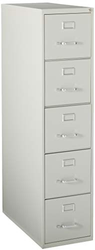Lorell LLR48499 Commercial Grade Vertical File Cabinet, Light Gray