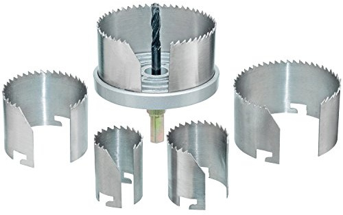 Connex COXT976350 Jeu de scies à guichet pour bois 29/35/50/65/75 mm 35 mm