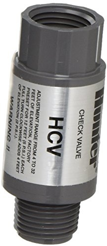 Hunter Sprinkler hc50 F50 m HCV 1/2 Weiblich Zuleitung durch 1/2 Stecker Outlet Rückschlagventil