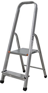 Cofan Escabeau en Aluminium Domestique de 2 à 8 marches | Hauteurs de 0,41 jusqu'à 2,41 mètres | Norme EN131