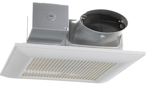 Panasonic WhisperValue Ceiling/Wall Mount Dual Speed Bathroom Exhaust Fan, 30 to 100 CFM, FV-0810VSS1