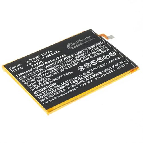 Batterie Li-Polymer Compatible avec Archos 55 Helium Ultra (Remplacement pour AC55HE)