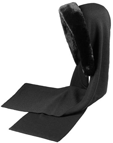 Gebeana Classic Pandia Schalhaube Damen - Made in Germany Winter Herbst-Winter - One Size schwarz