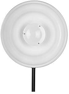 Beauty Dish White Wave Beauty Dish 42 cm weiß 42 cm | Fotostudio Shooting Portrait Mode