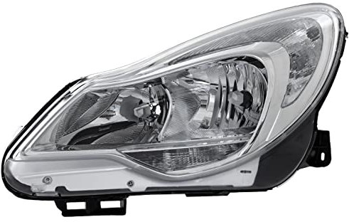Halogen Scheinwerfer Hauptscheinwerfer Frontscheinwerfer rechts H7/H1 chrom mit Elektromotor für Model Corsa D S07