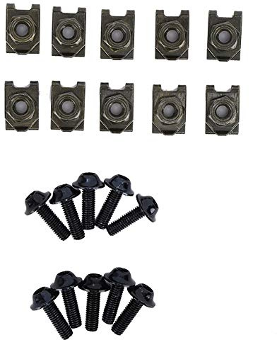 Kit Viti Carene Moto in Acciaio - Clip e Fermi Per R6 - Plastic Bolts M5 Fairing Clips Kit Motorcycle Body