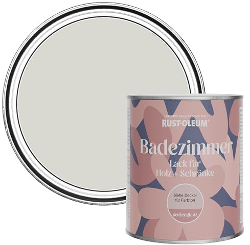 Rust-Oleum Grey Moisture Resistant Bathroom Wood and Cabinet Paint in Satin Finish - Bare Birch 750ml