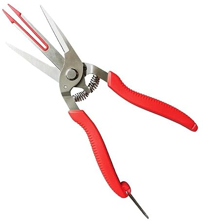 Tijeras de mano mejoradas para jardín, tijeras de podar de doble filo para recoger manzanas, peras, tijeras de adelgazamiento de acero, tijeras de mano, tijeras de mano profesionales, robustas,