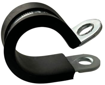 10 Stück mit Gummi ausgekleidete P-Clips, Kabelmontage, Schlauchschelle, Befestigungsrohre, Edelstahl-Hardware-Befestigungselemente, 6 mm, 8 mm, 10 mm, 10 mm