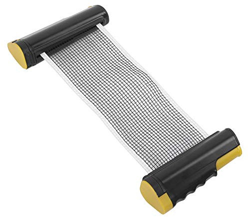 OPPWONG Pong-Netz, Pong-Tischnetz, Tischtennisnetz, 5,5 X 7,5 Zoll, Tragbar, aus Kunststoff, Polyester, Baumwolle, Teleskopisch, Verstellbar, Tischtennisnetz für Tische mit Einer Dicke