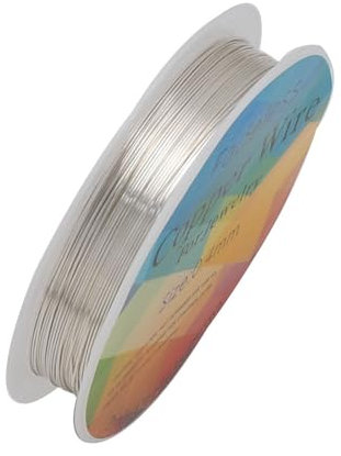 25M 0.2mm Jewellery Wire Copper Craft Tarnish Resistant Beading Silver Jewelry Making Supplies Crafting