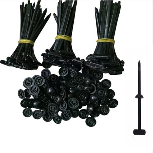 Nylon Universal Cable Tie Buckle,100pcs Heavy-Duty Self-Locking UV-Resistant Wire Nylon,Multipurpose Plastic Cable Ties Tool for Car Daily Repair