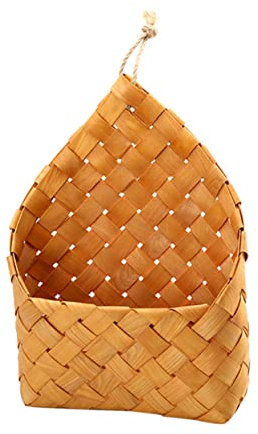BESTonZON Maceta para Suculentas de Pared Cesta de Pared Colgante de Madera Cesta para Revistas para Decorar Interiores Plantas Maceteros
