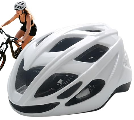 Casque De Cyclisme Léger Multisport pour Homme Et Femme, Adapté Au Vélo, Absorption De Chocs, Ventilation Optimale, Taille RÉglable 57-62cm, Matériau Polycarbonate Haut Résistant