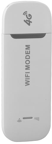 XUXHOU Säker 4G USB USB bärbar WI -FI -multilisatorer hög hastighet för resor, Hotspot WiFi-mobil för upp till 10 användare, vit (vit)