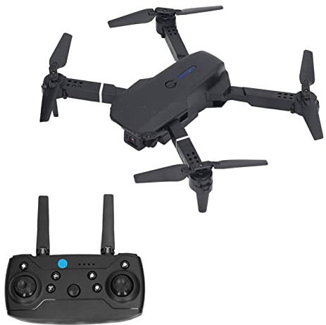 Ejoyous E88 RC-Drohne, 4 Achsen Faltbarer mit 4K-HD-Dualkamera, 3D-Flip und selbststabilisierendem Kopf für Luftaufnahmen und App-gesteuerten Flug